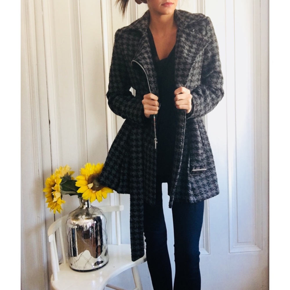New Kenneth Cole plaid pea coat!